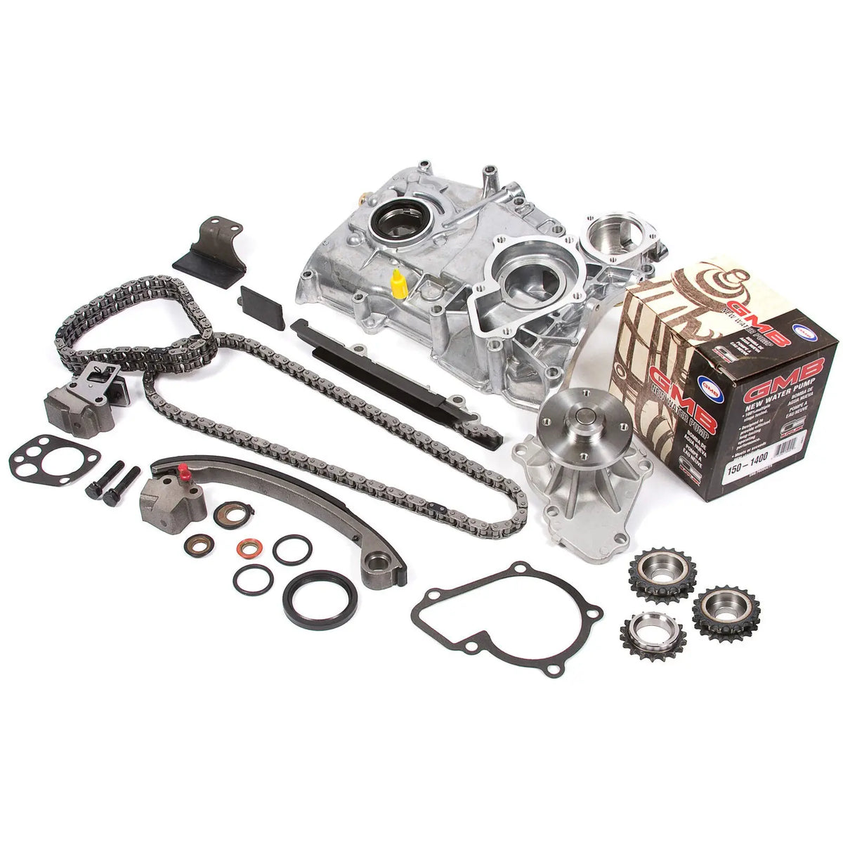 Timing Chain Kit w/o Gear Water Oil Pump Fit 91-98 Nissan 240SX KA24DE DOHC