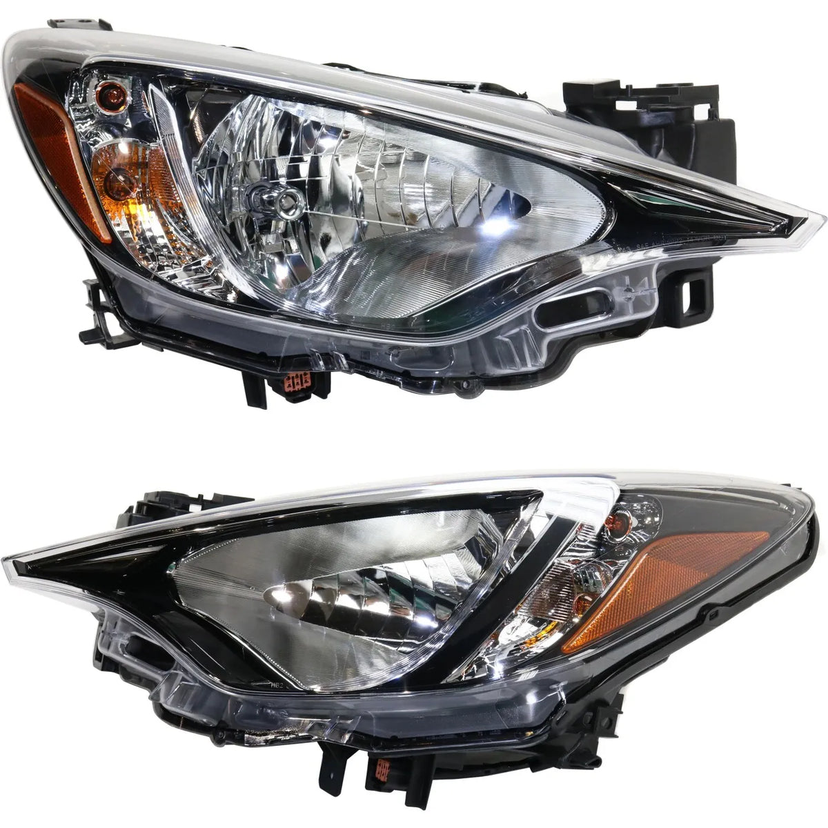 Headlight For 2017-2018 Toyota Yaris iA Pair Driver and Passenger