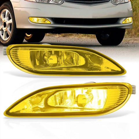 Yellow Bumper Fog Lights Lamps + Wiring Kit For 2005-2004 Camry / 05-08 Corolla AJP DIST