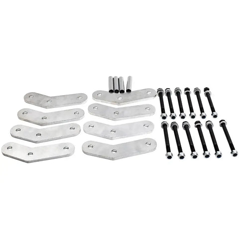 1.25 inch Lift Level Kit Shackles Front Rear compatible for Jeep Wrangler YJ 1987-1995 MAXPEEDINGRODS