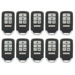 10pcs Keyless Entry Remote Key Fob Replacement for 16-18 Honda Civic KR5V2X V44 ECCPP