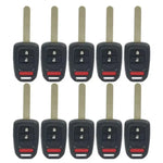 10x Replacement Keyless Uncut Entry Remote Head Key Bob MLBHLIK6-1T For 13 Honda ECCPP