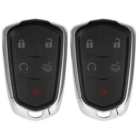 2 Remote Key Shell Case for Cadillac CTS XTS ATS 2014 2015 2016 2017 2018 2019 ECCPP