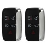 2 Remote Keyless Shell Case for Jaguar F-Type XJ XF F-Pace XE 2011-2020 ECCPP