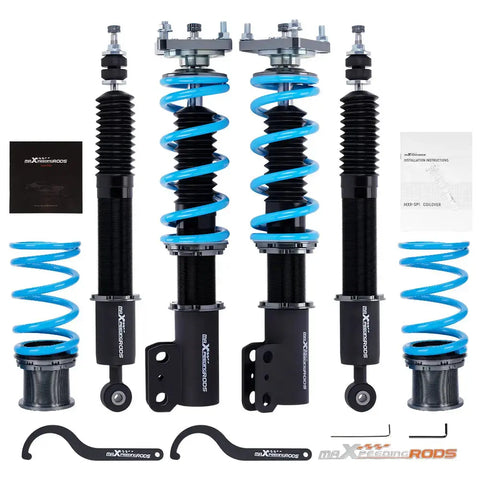 24 Ways Damping Adjustable Perfermance Coilover Compatible For Ford Mustang 4th Gen. 1994-2004 MAXPEEDINGRODS