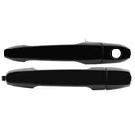 (2) Black Exterior Door Handle For 2005-2009 Buick LaCrosse Front Rear RH Side ECCPP