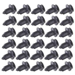 30pcs Plastic Rivet Mud Flaps Bumper Fender Push Fastener Clips 8mm For car ECCPP