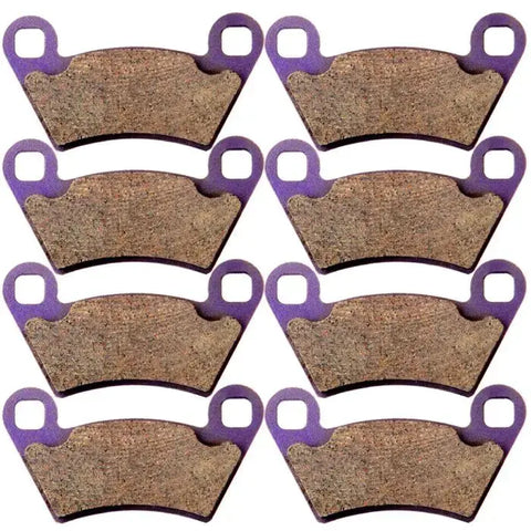 4 Pairs Brake Pads Front And Rear For Polaris Sportsman ACE 14-15 Carbon Fiber ECCPP