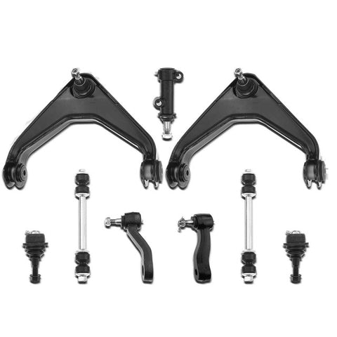 9x Front Control Arm w/ Ball Joint Stabilizer Bar Link for Chevrolet GMC Hummer