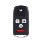 4* Replacement Keyless Entry Remote Flip Car Key Fob Shell Case for 2008 Acura ECCPP