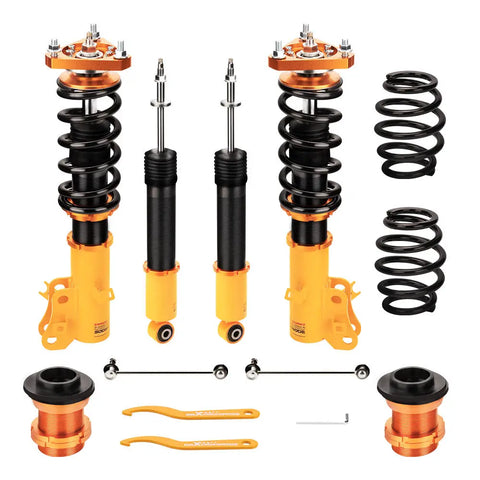 4x Coilovers Kits compatible for Honda Civic 2012-2015 Sedan Coupe 2012-2013 Adj. Damper MAXPEEDINGRODS