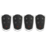 4x For 14-19 Cadillac CTS ATS XTS SRX Keyless Remote Key Fob 5B 315MHz HYQ2AB ECCPP