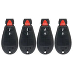 4x Keyless Entry Remote Car Key Fob For Dodge Ram 2013 2014 2015 GQ4-53T 3 Btn ECCPP