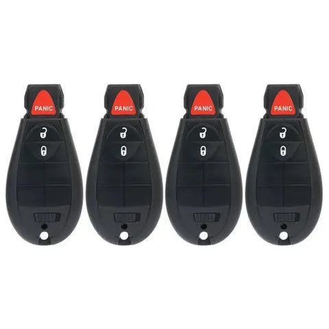 4x Keyless Entry Remote Car Key Fob For Dodge Ram 2013 2014 2015 GQ4-53T 3 Btn ECCPP