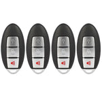 4x Smart Car Key Fob For 17-18 Armada 09-10 Cube 433Mhz 46Chip CWTWB1U825 ECCPP