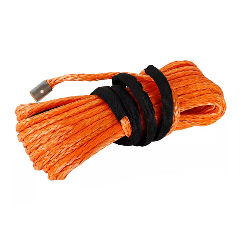 Synthetic Winch Rope Line Cable 5/16" x 50' 20.000 LB Capacity ATV UTV Orange