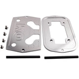 Sliver Aluminum Ball Milled Battery Hold Down Tray Bracket 34/78 Powder MAXPEEDINGRODS