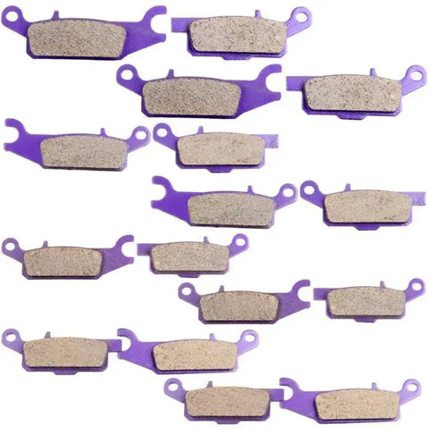 8 Pairs Brake Pads For 2009-2013 Yamaha YFM550FGP YFM550FG Carbon Fiber ECCPP