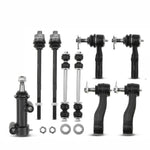 9Pcs Front Stabilizer Bar End Link Tie Rod End for Chevrolet Silverado 2500 GMC