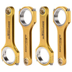 Titanize Connecting Rods compatible for Subaru Forester EJ20 EJ25 Engine ARP 2000 3/8quot; 4340 MAXPEEDINGRODS