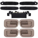 9Pcs For 1998-2003 Toyota Sienna Front&Rear Left&Right Tailgate Door handles ECCPP