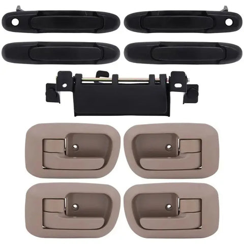 9Pcs For 1998-2003 Toyota Sienna Front&Rear Left&Right Tailgate Door handles ECCPP