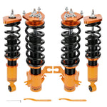 Absorbers Coilovers Kits 24-Steps Adj. Damper compatible for nissan sentra coilovers B15 00 -06 Strut MAXPEEDINGRODS