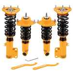 Adj Damper 24-Steps Coilovers compatible for Toyota Corolla Base Sedan 09-17 Suspension Kit MAXPEEDINGRODS