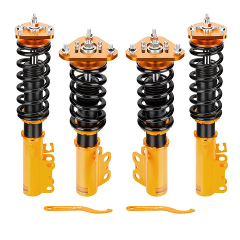 Adj Damper Coil Coilovers Shocks Suspension Kits Compatible For Toyota Celica GT GTS FWD 1990-1993 MAXPEEDINGRODS