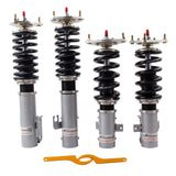 Adj. Damper Coilovers compatible for Subaru Impreza GC8 Suspension Kit Shocks Struts MAXPEEDINGRODS