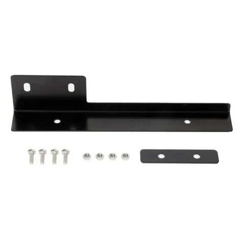 Black Brushed Aluminum Front License Plate Relocate Mounting Bracket Universal ECCPP