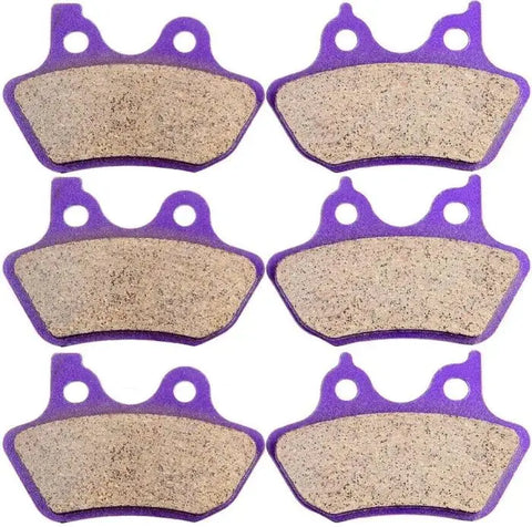 Brake Pads (FA400) For Harley Davidson-3 Pairs Front And Rear ECCPP