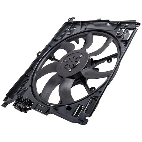 A/C Radiator Condenser Cooling Fan compatible for BMW F10 F11 F12 F13 2009-2015 17427599493 MaxpeedingRods