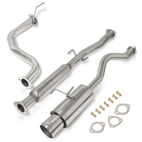 Acura Integra Hatchback GS LS RS 1994-2001 N1 Style Stainless Steel Catback Exhaust System (Piping: 2.5" / 65mm | Tip: 4.5")