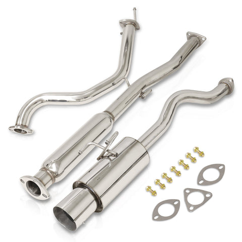 Acura Integra GSR Hatchback 1994-2001 N1 Style Stainless Steel Catback Exhaust System (Piping: 2.5" / 65mm | Tip: 4.5")