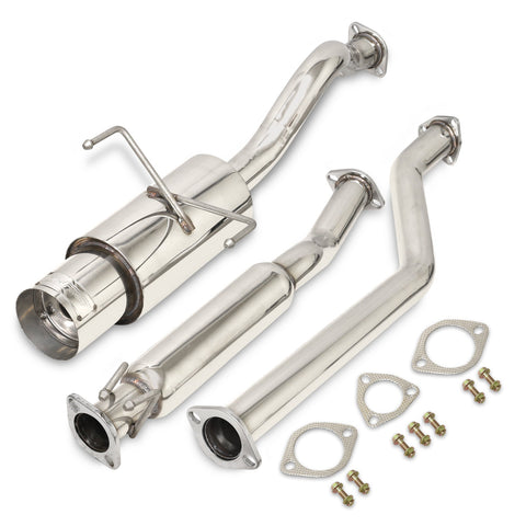 Acura RSX Type-S 2002-2006 N1 Style Stainless Steel Catback Exhaust System (Piping: 2.5" / 65mm | Tip: 4.5")