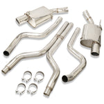 Ford Mustang 4.6L 5.4L V8 2005-2009 Dual Tip Stainless Steel Catback Exhaust System (Tip: 3.5")