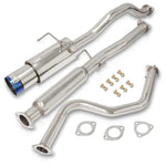 Honda Civic Coupe / Sedan 1992-2000 N1 Style Stainless Steel Catback Exhaust System Burnt Tip (Piping: 2.5" / 65mm | Tip: 4.5")