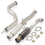 Honda Civic Coupe / Sedan 1992-2000 N1 Style Stainless Steel Catback Exhaust System Gunmetal (Piping: 2.5" / 65mm to 3.0" / 76mm | Tip: 4.5")