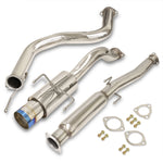 Honda Civic Hatchback 1996-2000 N1 Style Stainless Steel Catback Exhaust System Burnt Tip (Piping: 2.5" / 65mm | Tip: 4.5")