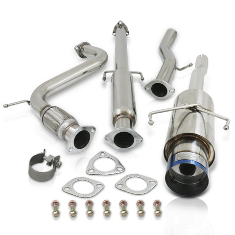 Honda Accord 2.2L I4 1994-1997 N1 Style Stainless Steel Catback Exhaust System Burnt Tip (Piping: 2.5" / 65mm | Tip: 4.5")