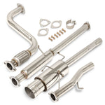 Honda Accord 2.2L I4 1994-1997 N1 Style Stainless Steel Catback Exhaust System (Piping: 2.5" / 65mm | Tip: 4.5")