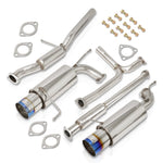 Honda Accord 3.0L V6 1998-2002 N1 Style Stainless Steel Catback Exhaust System Burnt Tip (Piping: 2.5" / 65mm | Tip: 4.5")