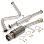 Honda Prelude 1992-1996 N1 Style Stainless Steel Catback Exhaust System Gunmetal (Piping: 2.25" / 58mm to 2.5" / 65mm | Tip: 4.5")