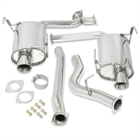 Subaru Impreza WRX Sedan 2008-2014 Stainless Steel Catback Exhaust System (Piping: 2.5" / 65mm | Tip: 4.0")