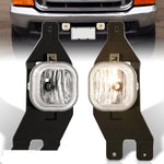 Chrome Fog Lights Lamps + Switch Wiring For 1999-2004 Ford F250 F350 Super Duty AJP DIST