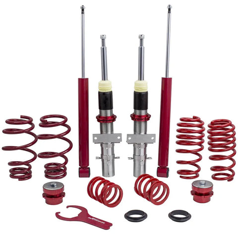 Coil Spring Suspension Absorber Coilovers Kit compatible for Volkswagen Voyage Ml2 2008 MAXPEEDINGRODS