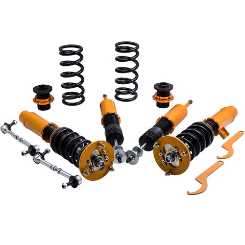 Coilover Kit Compatible for BMW 3 Convertible (E93) (2006-2013) Shocks and Coil Spring Adj. Height MAXPEEDINGRODS