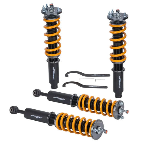 Coilover Lowering Compatible For Honda Accord 2003-2007 Height adjustable Springs Maxpeedingrods Coilover Kit MAXPEEDINGRODS