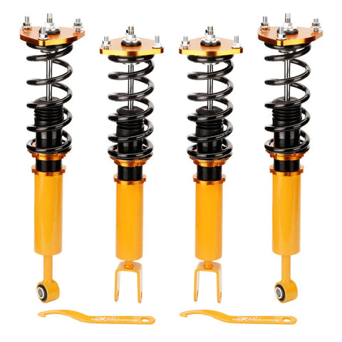 Coilover Lowering kit Compatible for Lexus LS460/460L 2007-2016 RWD Adj. Height Shock Absorber Kits MAXPEEDINGRODS